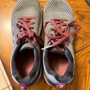 Altra Gray and Burgundy Running Shoes